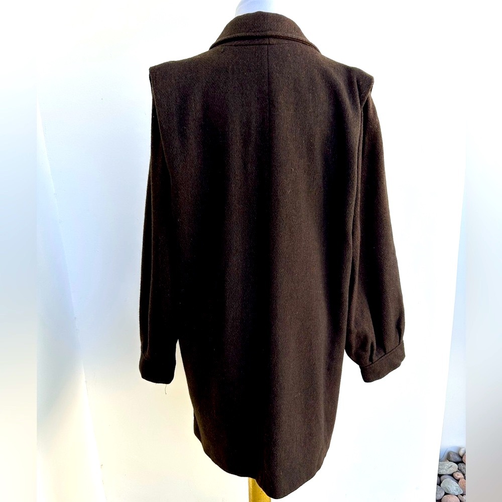 Vintage Brown Wool Coat - image 2